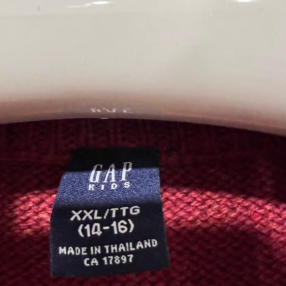 Gap Kids, boy’s half zip knit sweater - Picture 8 of 9